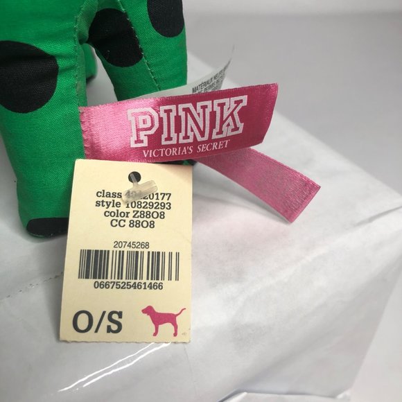 Victoria's Secret Green Dog with black spots (retired) New with tags - Picture 5 of 7